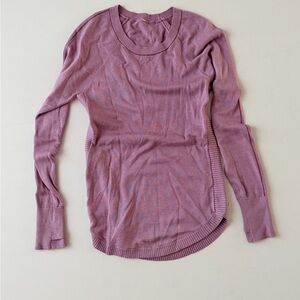 lululemon athletica Mauve Long Sleeve Top
